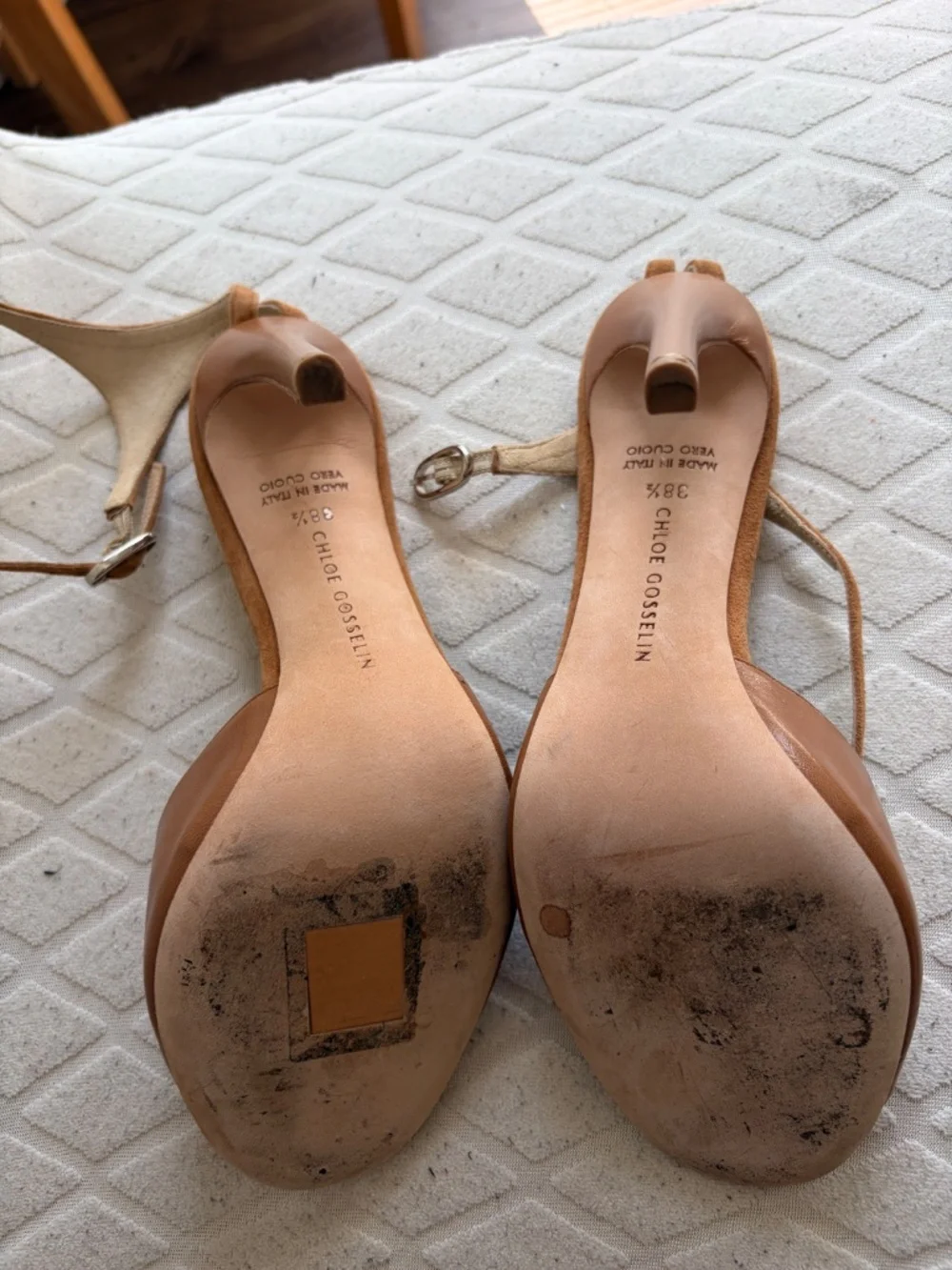 Chloé Gosselin Italian Leather Stiletto Heels 🤎